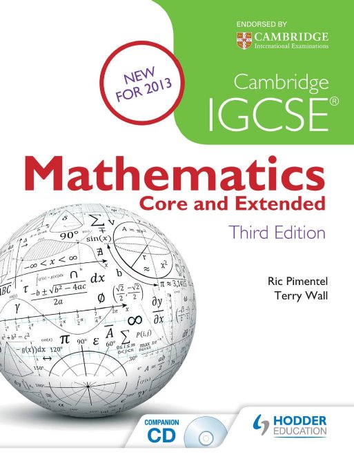 Cambridge IGCSE Mathematics Core and Extended (3-е изд.) — обложка