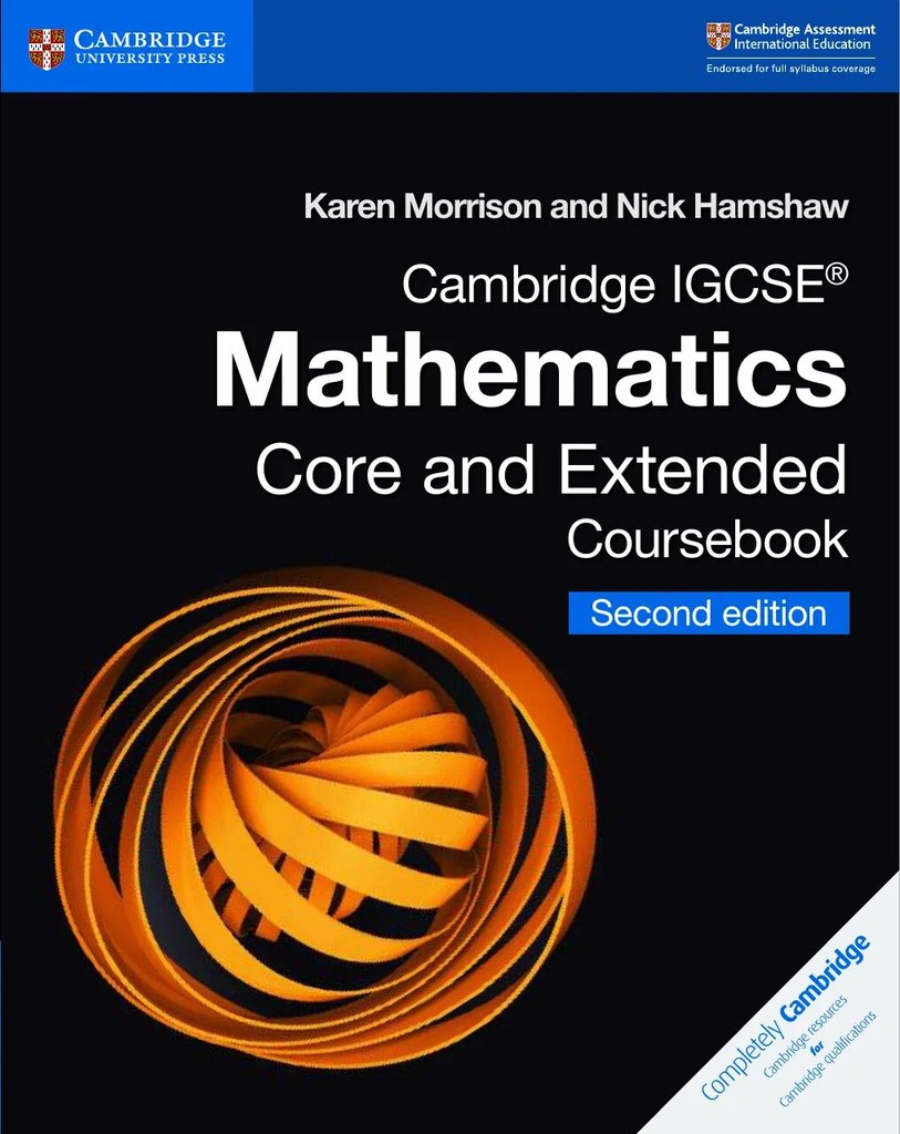 Cambridge IGCSE Mathematics Core and Extended (Second Edition) — обложка