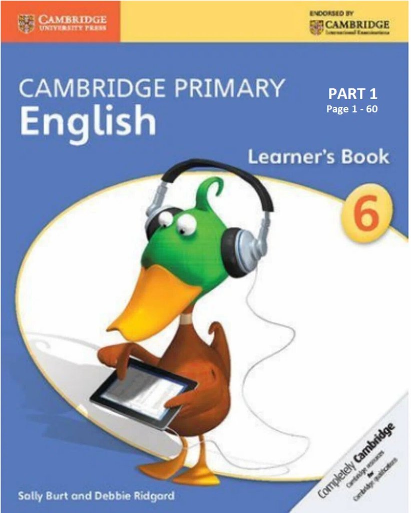 Cambridge Primary English 6 — обложка