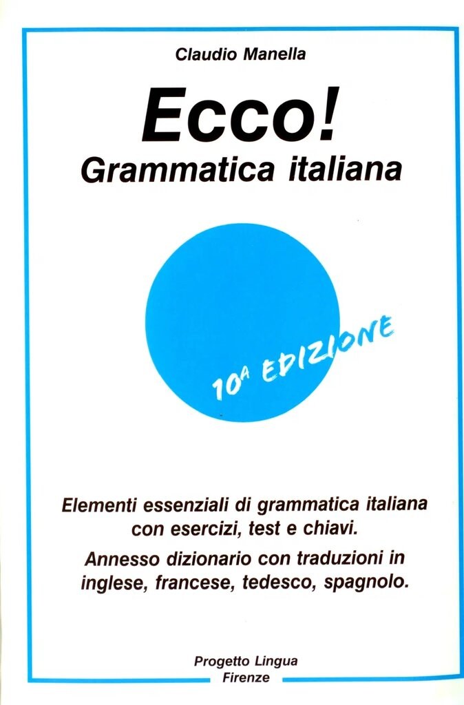 Ecco Grammatica italiana — обложка