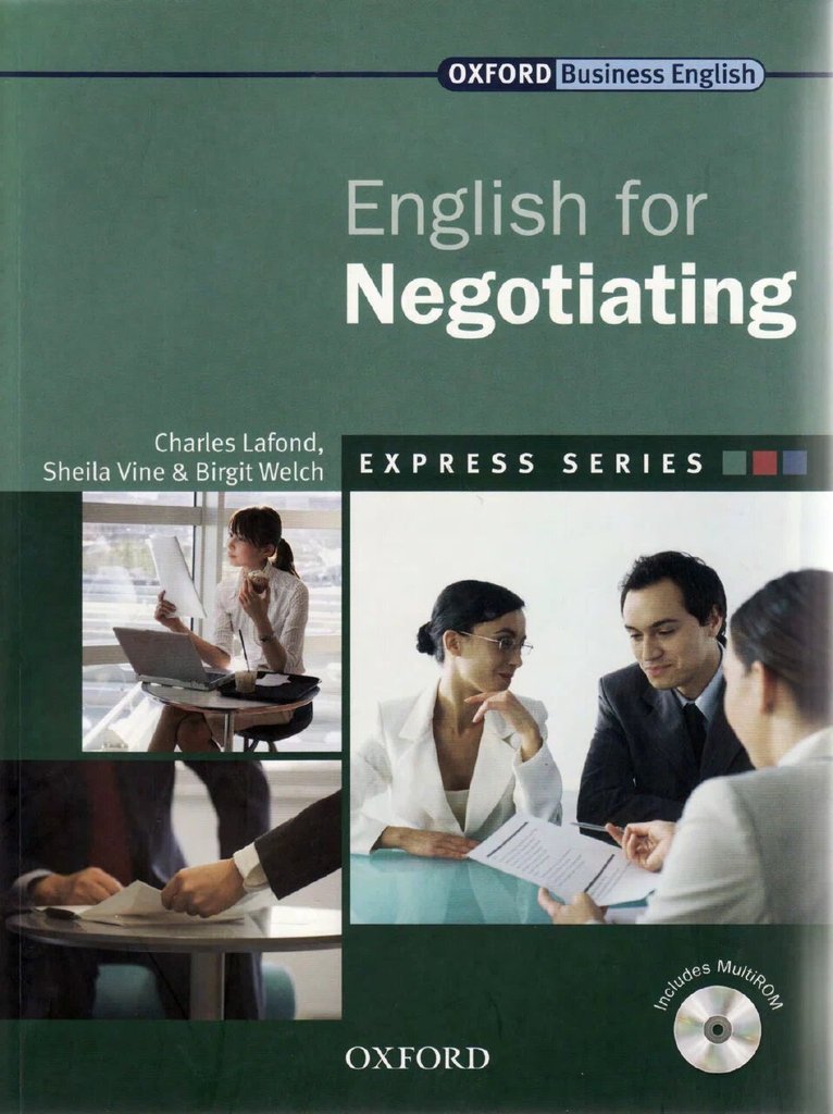 English for Negotiating (Oxford Express Series) — обложка