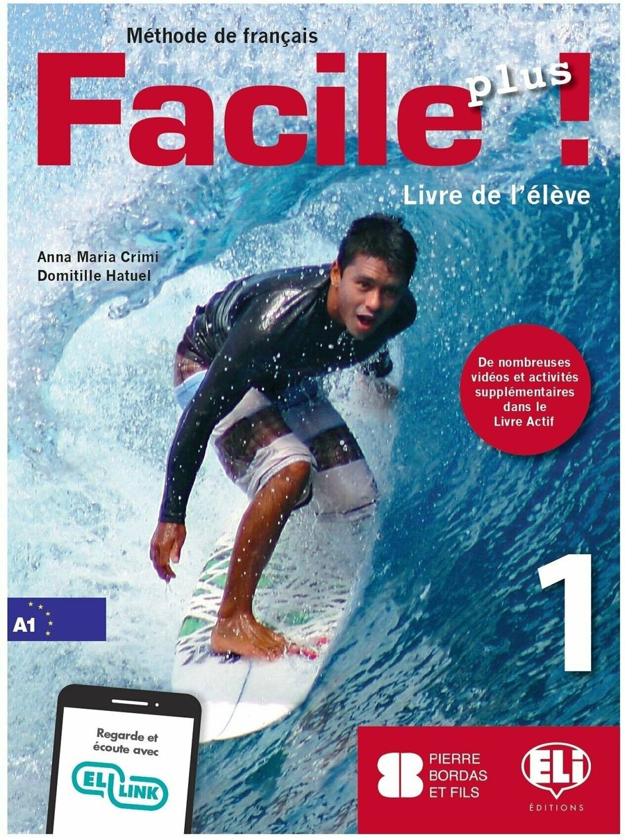 Facile 1 – Niveau A1 (2020), французский язык — обложка