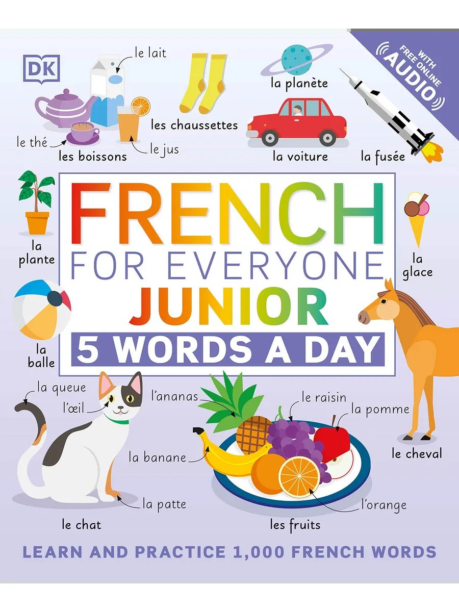 French for Everyone Junior: 5 Words a Day — обложка