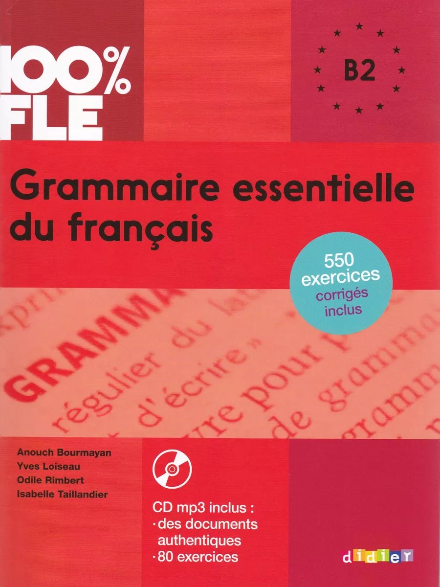 Grammaire essentielle du français B2 — обложка
