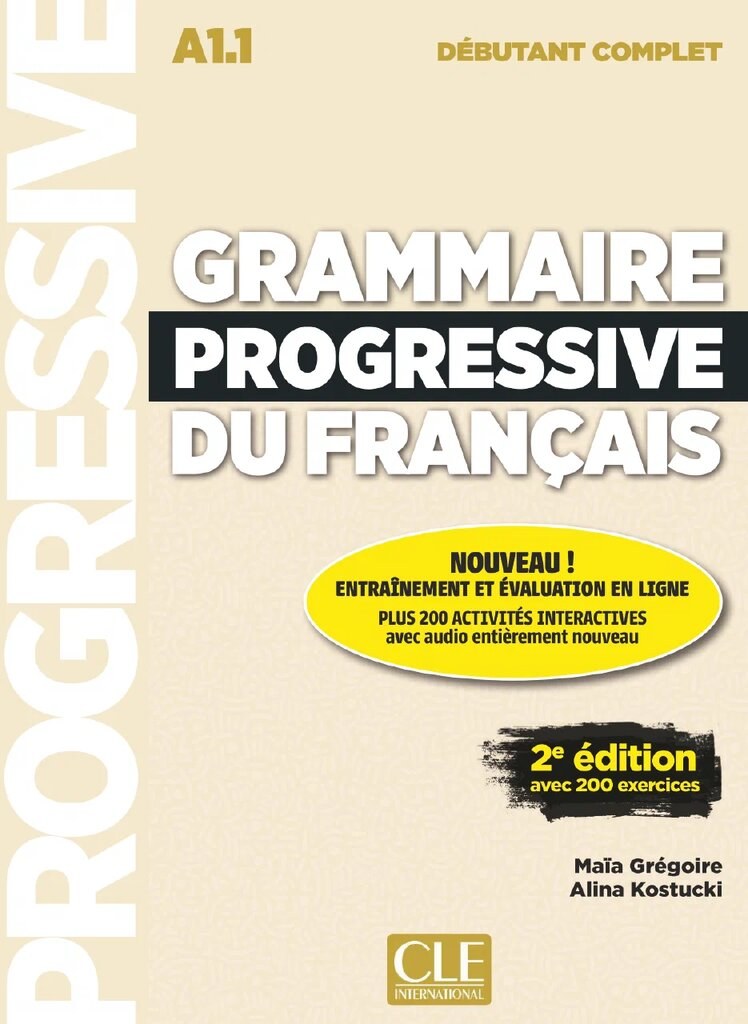 Grammaire progressive du français A1 — обложка