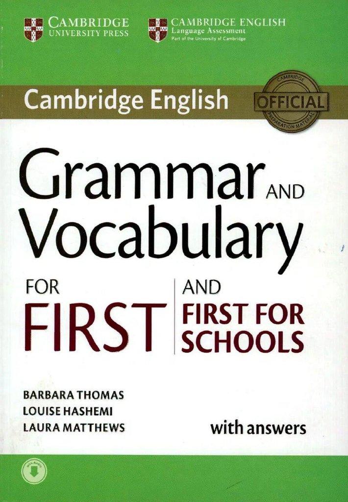 Grammar and Vocabulary for Cambridge First — обложка