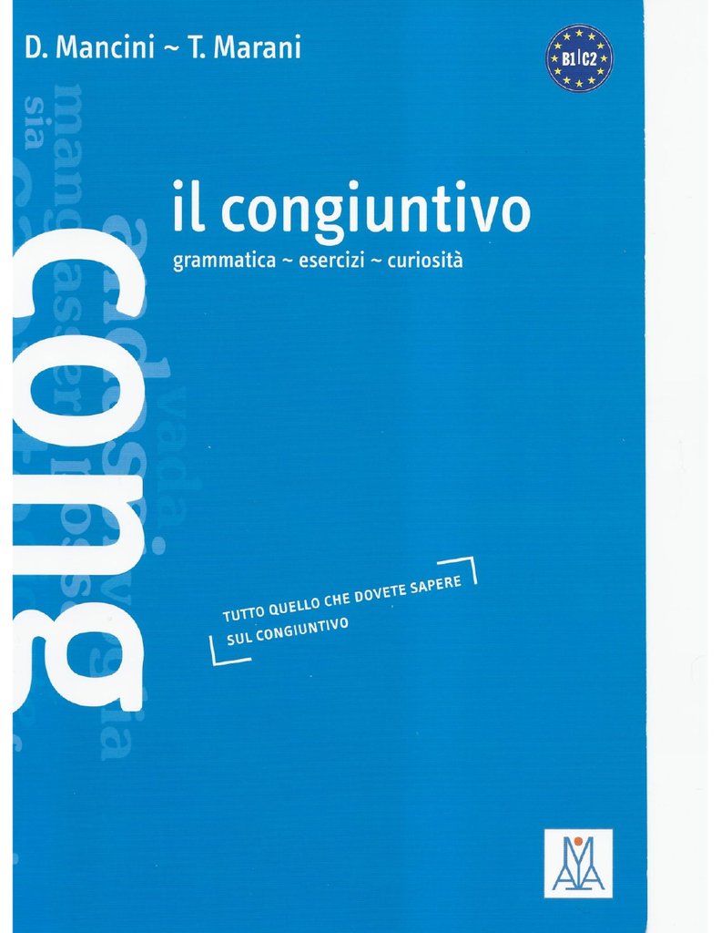 Il congiuntivo — обложка