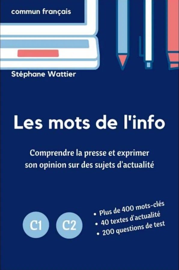 Les mots de l'info (C1-C2) — обложка