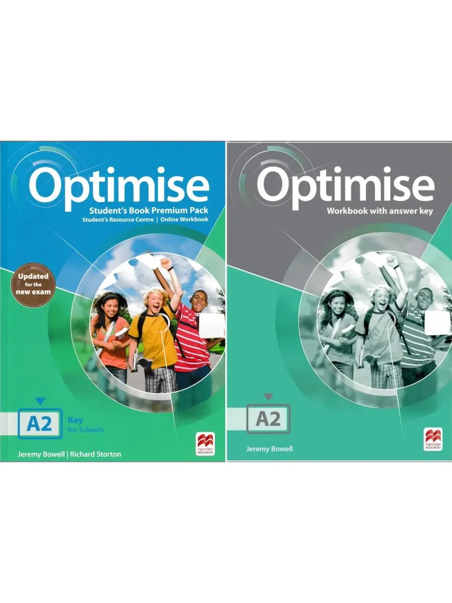 Optimise Student's Book+Workbook A2 — обложка