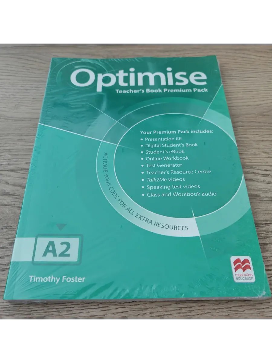Optimise Teacher’s book A2 — обложка