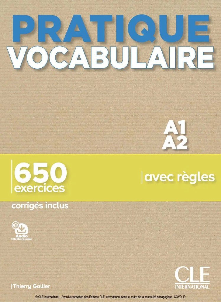 Pratique vocabulaire niveau A1-A2 — обложка