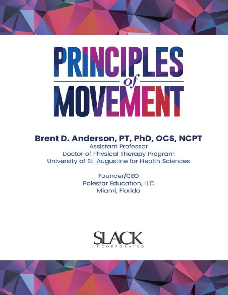 Principles of Movement Brent Anderson — обложка