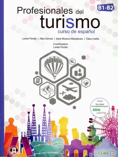 Profesionales del turismo curso de espanol B1-B2 — обложка